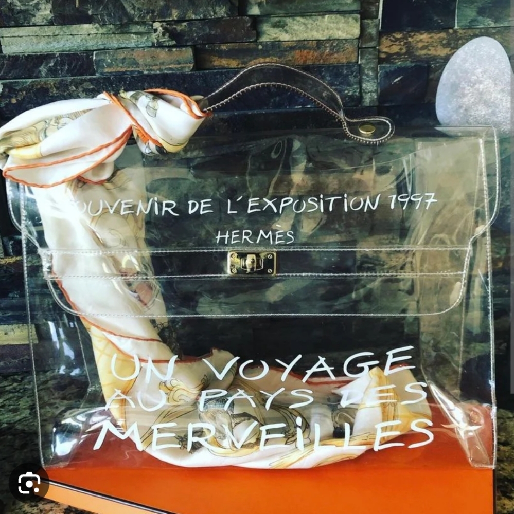 Hermes Clear Kelly PVC Bag-Un Voyage Au Pays De Merveilles ☀️ ⛱️